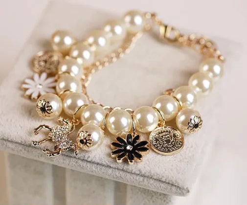 Pearl Flower Bracelet Jewelry