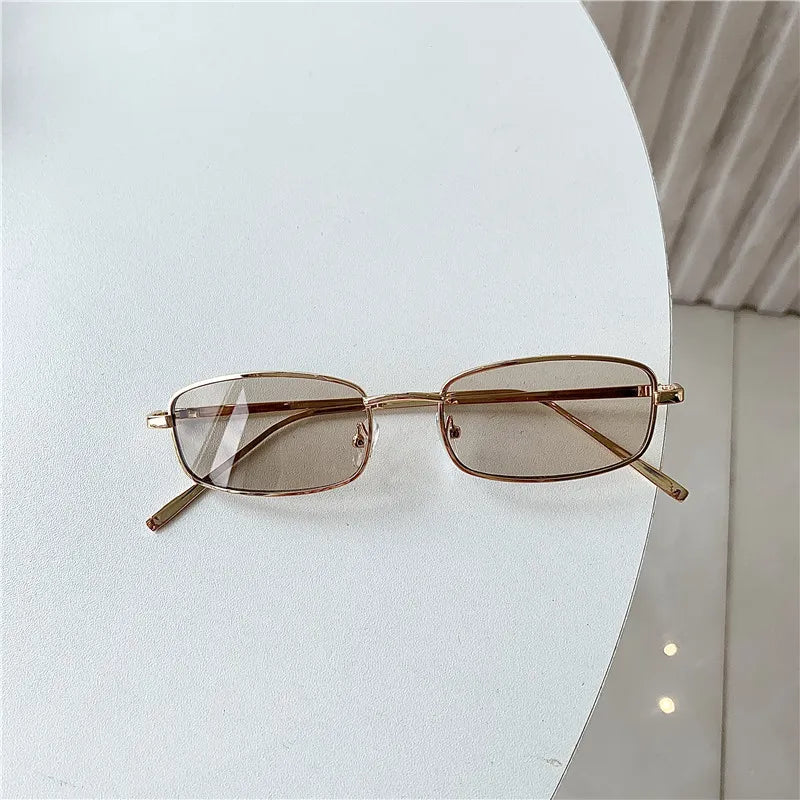 Trendy Small Frame Rectangular Sunglasses