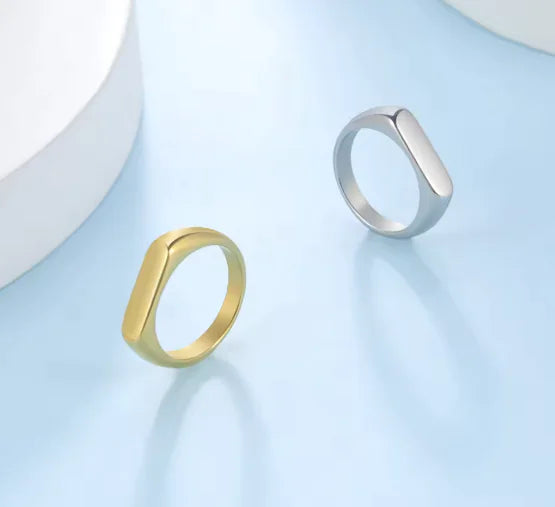 Trendy Steel Minimalist Ring